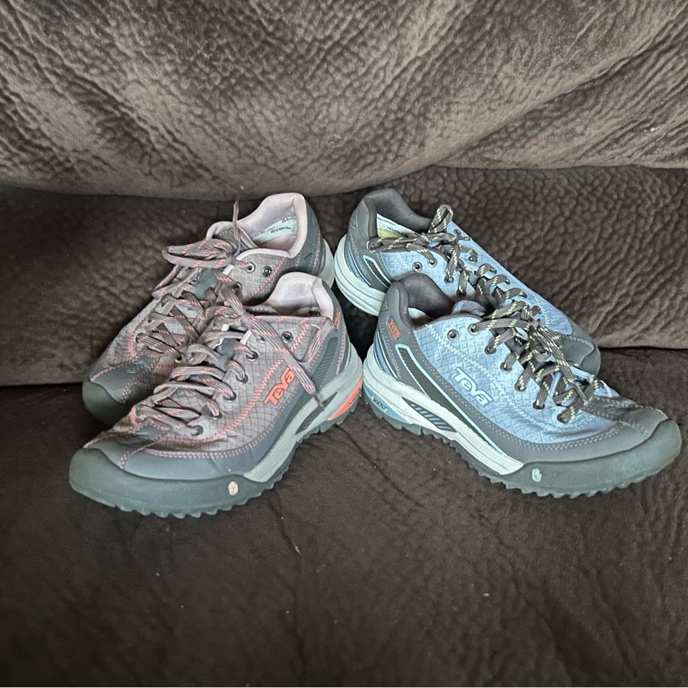 2 pairs of Teva Women's Hiking Shoes - women’s size 7, practically new!!